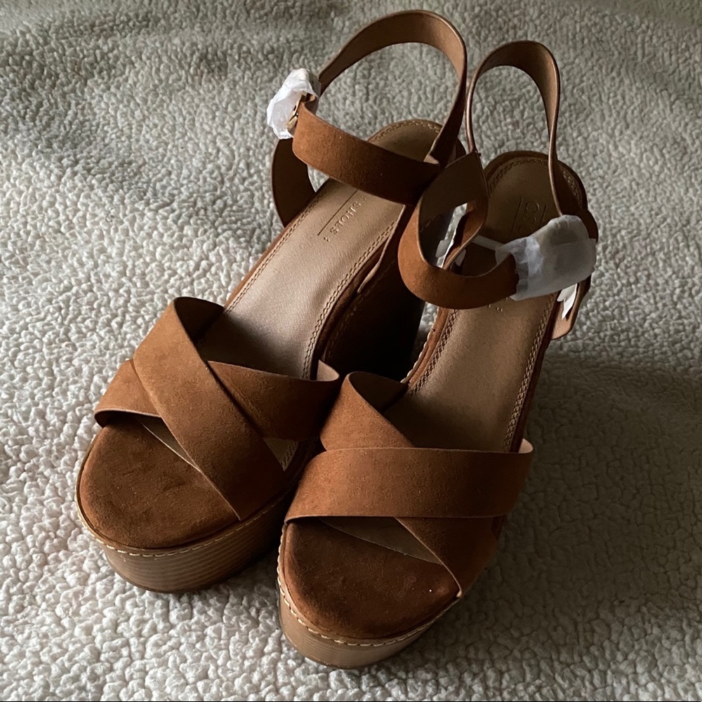 ASOS Suede Platform Wedges